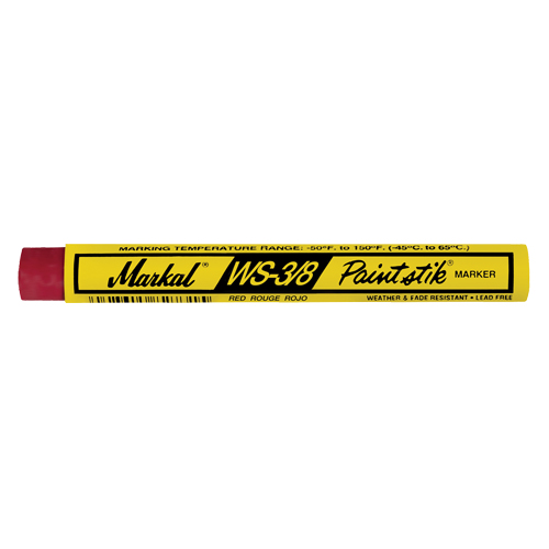 B&acirc;ton de peinture WS-3/8 Paintstik, B&acirc;ton plein, Rouge FMT Sales Ltd