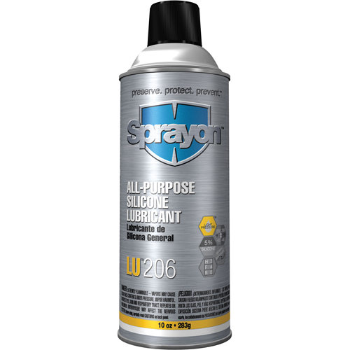 Lubrifiant &agrave; la silicone tout usage LU206, Canette a&eacute;rosol FMT Sales Ltd