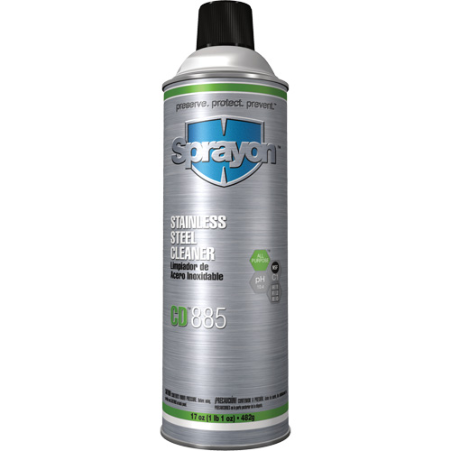 Nettoyant pour acier inoxydable CD885, 20 oz, Canette a&eacute;rosol FMT Sales Ltd