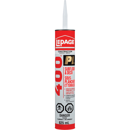 Adh&eacute;sif PL 400 de LePage FMT Sales Ltd