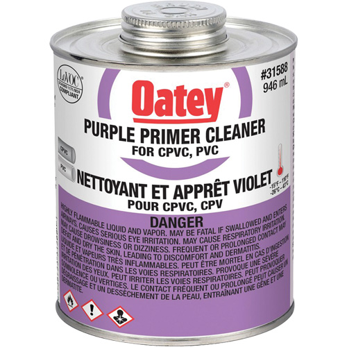 Appr&ecirc;t/nettoyant violet, 946 ml, Canette &agrave; dessus brosse FMT Sales Ltd