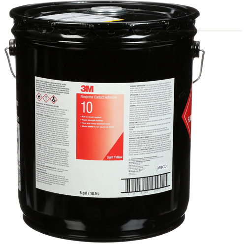Ten Bond Contact Cement, Pail, 5 gal., Yellow FMT Sales Ltd