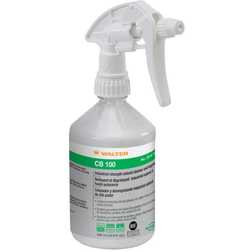 Solvant naturel &agrave; base d'eau CB 100, Bouteille &agrave; g&acirc;chette FMT Sales Ltd