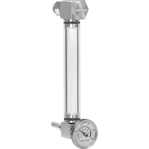 Indicateur de niveau &agrave; liquide en Rond Nylon, Filet&eacute;, 5" lo, 205°F (96,11° C) FMT Sales Ltd