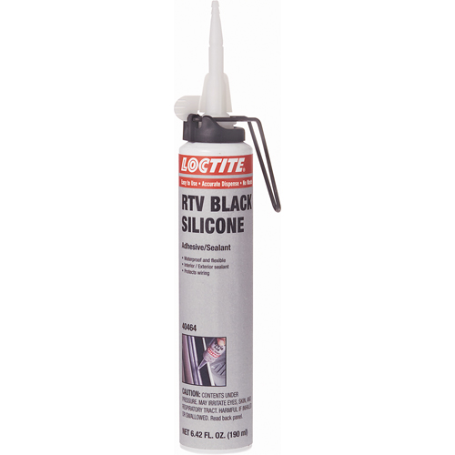Superflex RTV Silicone Adhesive Sealant, Cartridge, Black FMT Sales Ltd