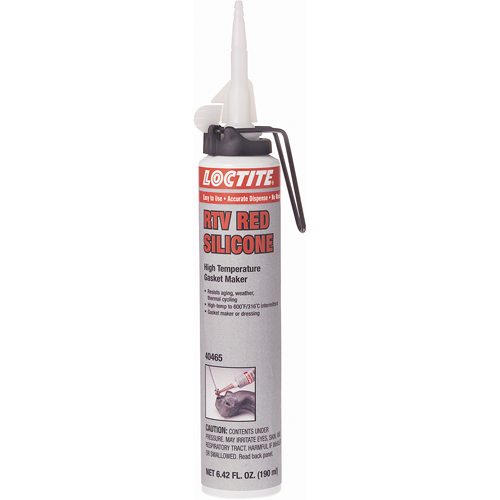 Superflex High Temp RTV Silicone Adhesive Sealant, Cartridge, Red FMT Sales Ltd