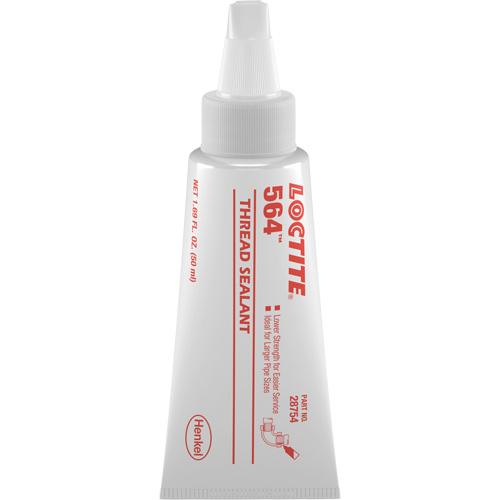 Produit d'&eacute;tanch&eacute;it&eacute; pour raccords filet&eacute;s 564, Tube, 50 ml, -53.9° C - 572° C/-65° F - 300° F FMT Sales Ltd