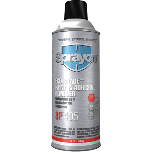 SP405 Eco-Grade Paint & Adhesive Remover, 12 oz, Aerosol Can FMT Sales Ltd