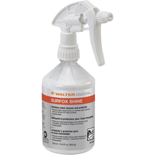 SURFOX Shine Stainless Steel Cleaner & Protector, 500 ml, Trigger Bottle FMT Sales Ltd