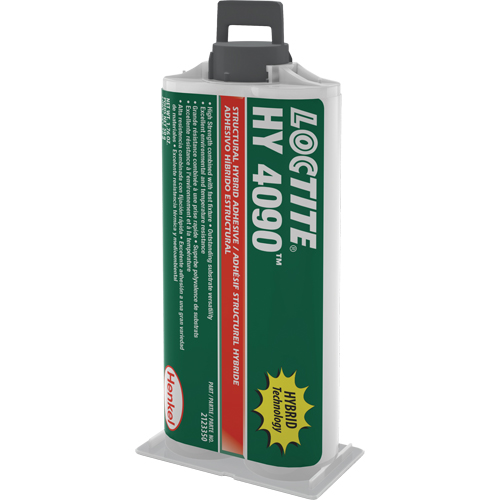 Adh&eacute;sif hybride pour r&eacute;parations structurales HY 4090, Deux composants, Cartouche double, 50 g, Blanc cass&eacute; FMT Sales Ltd