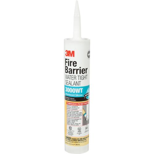 Scellant ignifuge 3000 WT, 10,1 oz, Cartouche, Gris FMT Sales Ltd