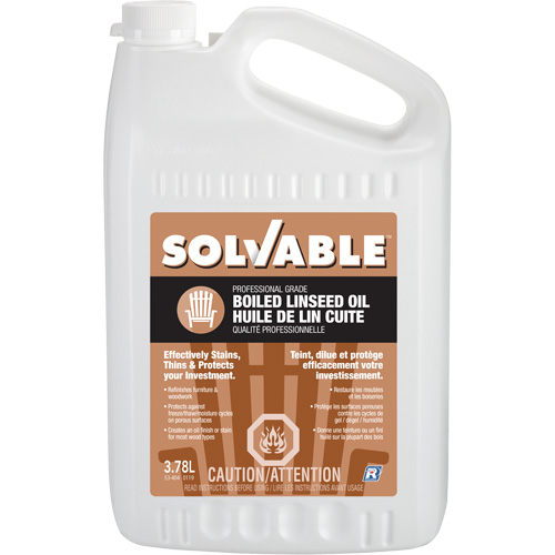 Boiled Linseed Oil, Jug, 3.78 L Net Volume FMT Sales Ltd