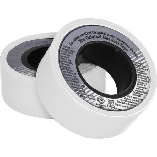 Ruban d'&eacute;tanch&eacute;it&eacute; pour filet en PTFE, 480" lo x 3/4" la, Blanc FMT Sales Ltd