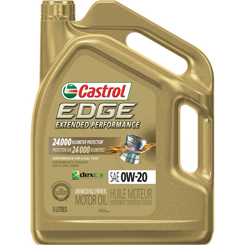 Edge&reg; Extended Performance 0W-20 Motor Oil, 5 L, Jug FMT Sales Ltd