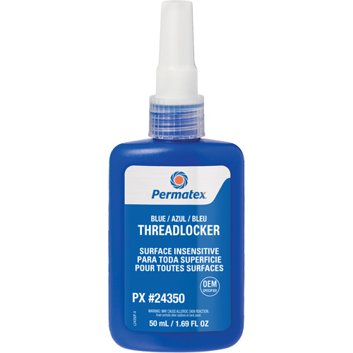 Adh&eacute;sif frein-filet pour toute surface, Bleu, &eacute;lev&eacute;, 50 ml, Bouteille FMT Sales Ltd