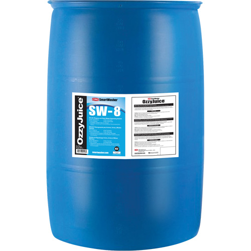Produit d&eacute;graissant SmartWasher OzzyJuice SW-8 pour a&eacute;ronefs, armes et une s&eacute;lectin de m&eacute;taux, Baril FMT Sales Ltd