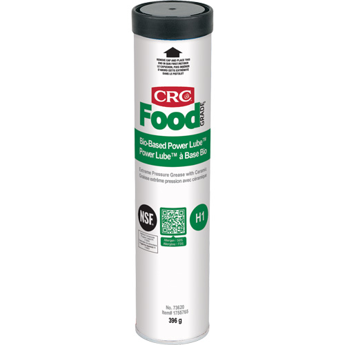 Graisse &agrave; pression extr&ecirc;me Power Lube biosourc&eacute; FoodGrade avec c&eacute;ramique, Cartouche FMT Sales Ltd