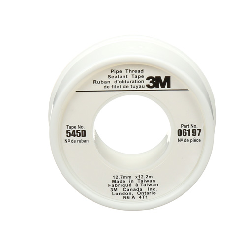 Ruban scellant &agrave; joints Scotch, 480" lo x 1/2" la, Blanc FMT Sales Ltd