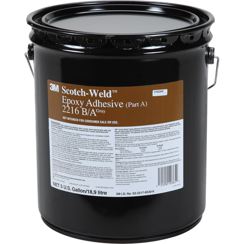 Scotch-Weld Adhesive, 5 gal., Pail, Two-Part, Grey FMT Sales Ltd