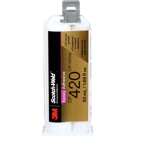 Scotch-Weld Adhesive, 1.25 fl. oz., Cartridge, Two-Part, Off-White FMT Sales Ltd