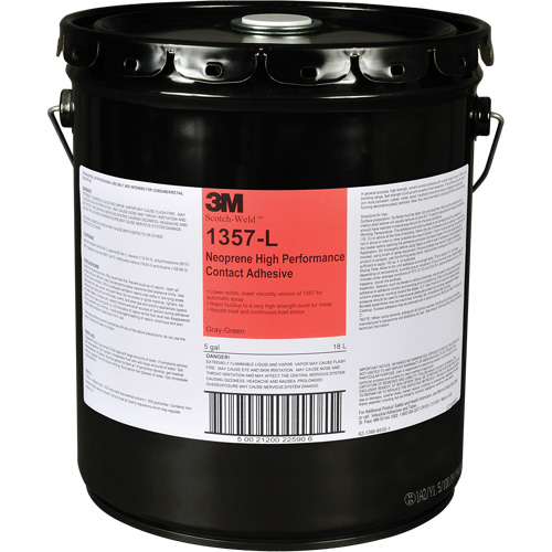 Neoprene High-Performance Contact Adhesive, Drum, 5 gal., Green FMT Sales Ltd