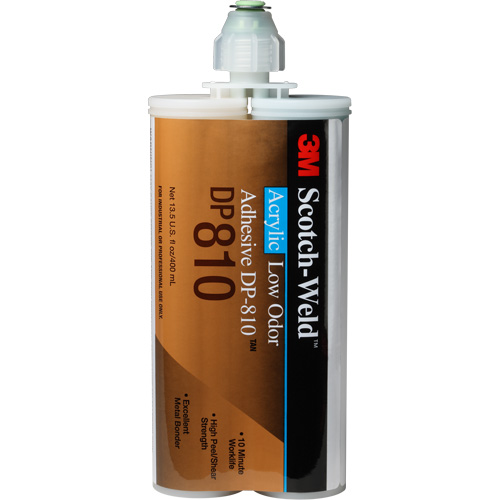 Scotch-Weld Low-Odor Acrylic Adhesive, Two-Part, Cartridge, 400 ml, Off-White FMT Sales Ltd