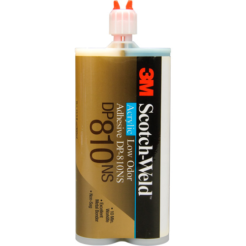 Adh&eacute;sif acrylique &agrave; faible odeur Scotch-Weld, Deux composants, Cartouche, 200 ml, Blanc cass&eacute; FMT Sales Ltd