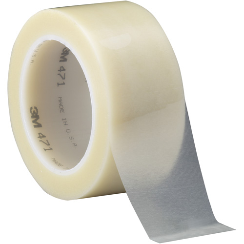 Ruban en vinyle 471, 50,8 mm (2") la x 32,9 m (108') lo, 5,2 mils, Transparent FMT Sales Ltd