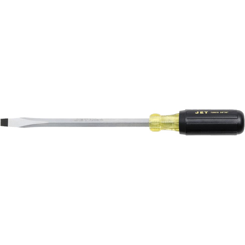 JKSS-8 Tournevis &agrave; fente, Tige de 3/8", Carr&eacute;e, 8" lo, Prise en Coussin&eacute;e FMT Sales Ltd