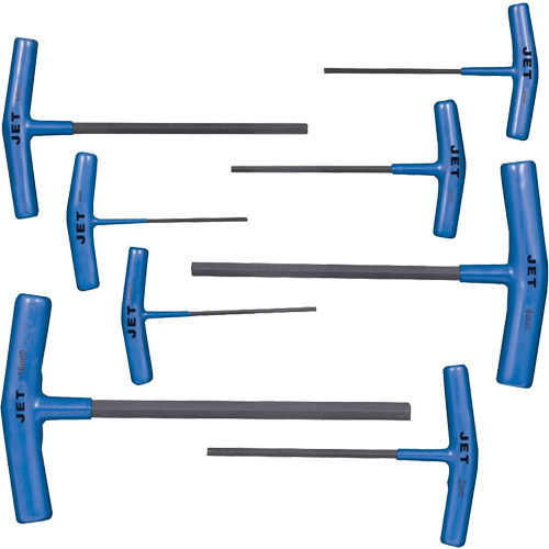 JTHK-8M Jeu de cl&eacute;s hexagonales avec manche en T, 8 mcx, M&eacute;trique/Torx FMT Sales Ltd