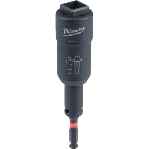 Douille utilitaire de distribution 3 en 1 pour monteur de ligne Shockwave, &agrave; cliquer, Entraînement 1/2" carr&eacute; FMT Sales Ltd