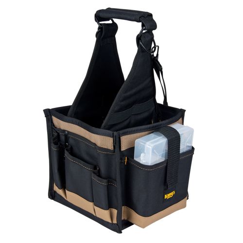 Porte-outils, Toile, 25 pochettes, Noir FMT Sales Ltd