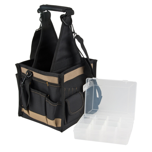 Porte-outils, Toile, 25 pochettes, Noir FMT Sales Ltd