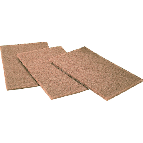 Tampons manuels Scotch-Brite, Oxyde d'aluminium, 6" x 9", Grain Cors&eacute; FMT Sales Ltd