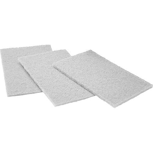 Tampons de nettoyage manuel Scotch-Brite No 7445, C&eacute;ramique, 6" x 9", Grain Nettoyage FMT Sales Ltd