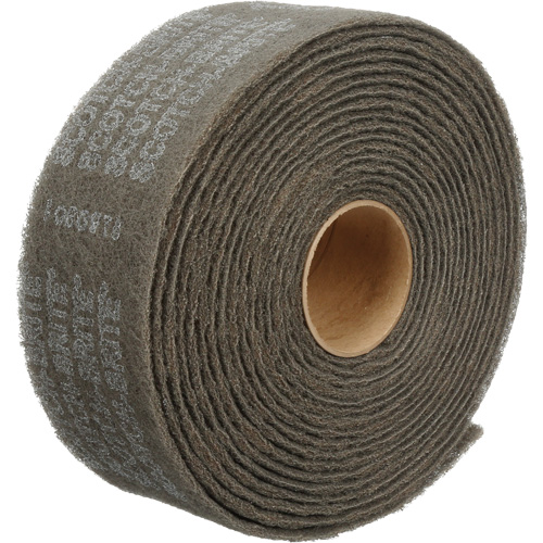 Ruban de nettoyage et de finition Scotch-Brite, Tr&egrave;s fin, 4" la x 30' lo FMT Sales Ltd