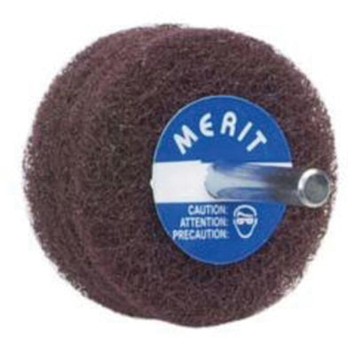 Abrasotex Non-Woven Disc Wheel, 3" Dia. x 1" W, 1/4" Arbor, Aluminum Oxide FMT Sales Ltd
