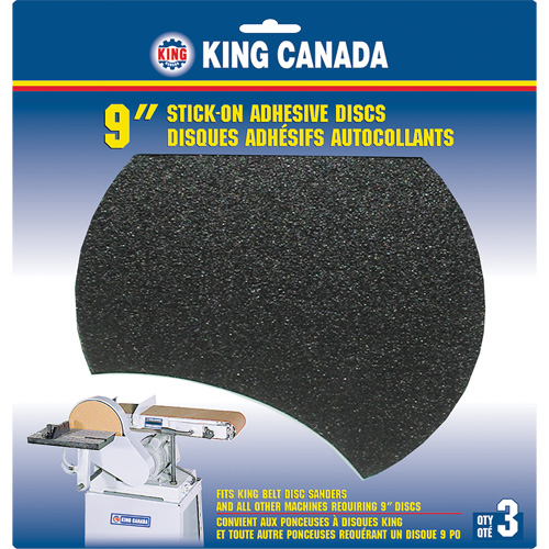 Wood Sanding Disc, 9" Dia., 60 Grit FMT Sales Ltd