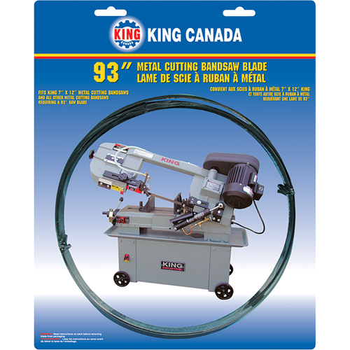 General Purpose Band Saw Blade, Bi-Metal, 93" L x 3/4" W x 0.032" Thick, 10-14 TPI FMT Sales Ltd