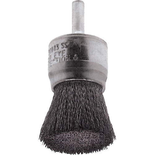 Brosses mont&eacute;es &agrave; fils cr&ecirc;p&eacute;s, 1/2", Fils 0,02", Tige 1/4" FMT Sales Ltd
