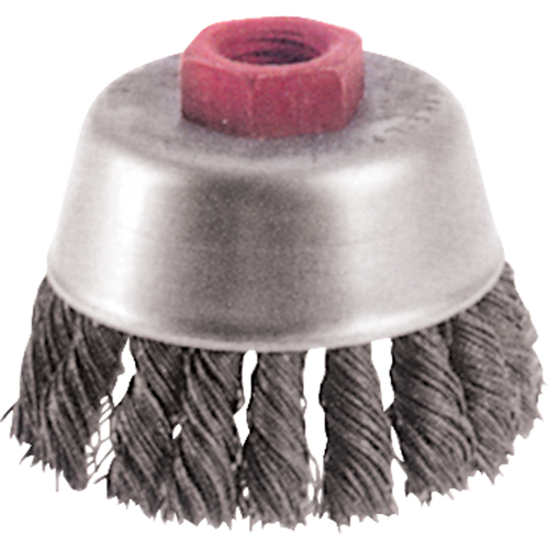 Brosses-boisseau &agrave; fils nou&eacute;s - Petites rectifieuses &agrave; grande vitesse, 2-3/4" dia. x M10x1,25 arbre FMT Sales Ltd