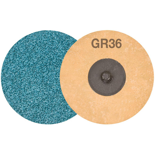 Disque de ponçage TWIST TOPCUT, 3" dia., Grain 36, Zirconium FMT Sales Ltd