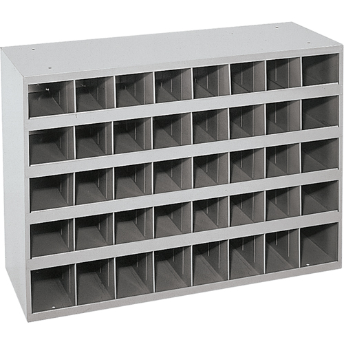 Armoires pour bacs de rangement en acier, 33-3/4" la x 12" p x 23-7/8" h, Gris FMT Sales Ltd