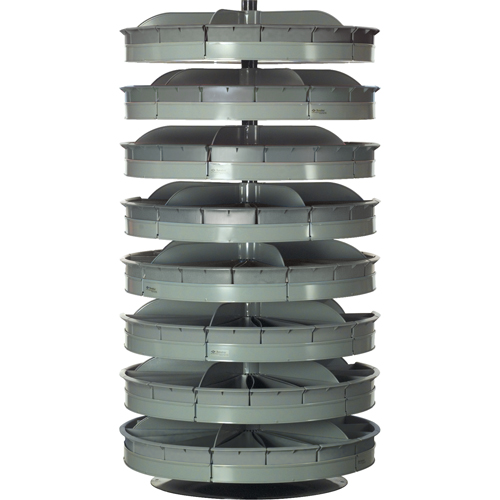Modules de stockage Rotabin, 500 lb Capacit&eacute; par niveau, 5 Niveau(x), 43" ha x 34" dia FMT Sales Ltd