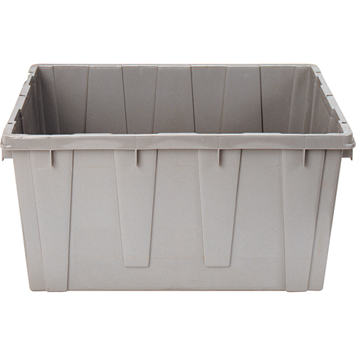 Contenant emboîtable, 21,1" la x 17,7" p x 12" h, Gris FMT Sales Ltd