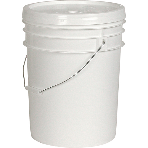 Seau d'usage g&eacute;n&eacute;ral sans couvercle, Plastique, 4 L FMT Sales Ltd