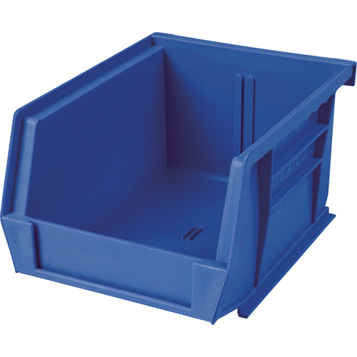 Plastic Bin, 8-1/4" W x 9" H x 18" D, Blue FMT Sales Ltd