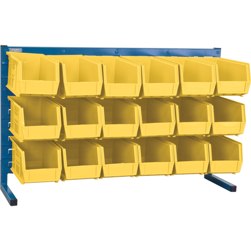 Rayonnage &agrave; persienne avec bacs, 18 bacs, 36" la x 8-1/4" p x 22" h FMT Sales Ltd