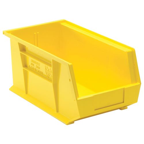 Ultra Stack & Hang Bin, 8-1/4" W x 7" H x 14-3/4" D, Yellow FMT Sales Ltd