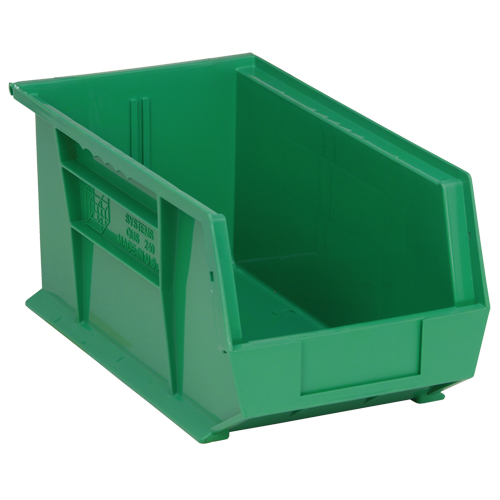 Ultra Stack & Hang Bin, 8-1/4" W x 7" H x 14-3/4" D, Green FMT Sales Ltd